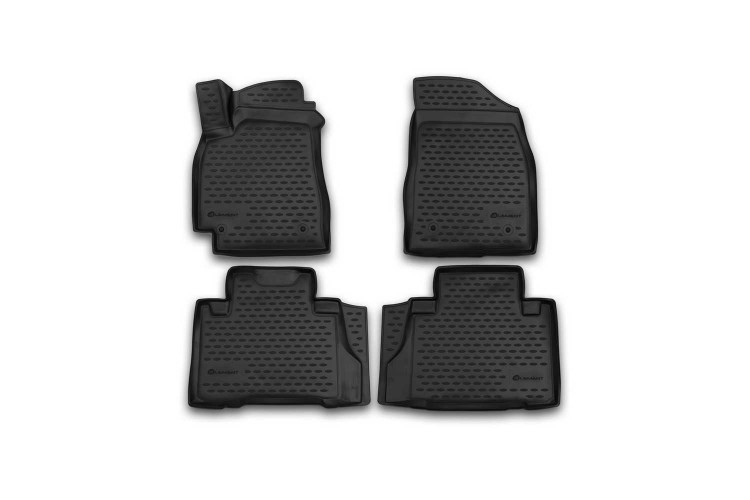 Коврики 3D в салон GEELY Emgrand X7, 2013-2018 4 шт. (полиуретан) Autofamily