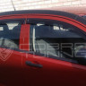 Dodge Caliber 5d 2007 дефлекторы окон "Cobra Tuning"