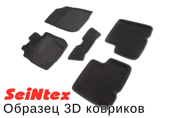 3D коврики для Hyundai Tucson III Rest 2018- Seintex черные