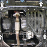 Защита Motodor для Chevrolet Spark  2000-2004 (закрывает Двигатель, КПП; Сталь 2 мм)