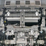 Защита Motodor для Toyota Land Cruiser Prado 250 2023- (закрывает Радиатор; Алюминий 5 мм)