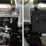 Защита радиатора Mitsubishi Pajero IV, V - 3.0; 3.2d(178л.с., 200л.с.); 3.8 (2014- ) RIVAL сталь