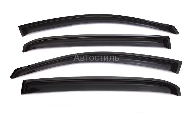 Дефлекторы окон 4 door Mitsubishi Lancer 2000-2010 Sedan, SIM