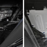 Комплект защит картера Mercedes-Benz CLA-class C118, V - 1.3; 2 части (2019-) RIVAL алюминий