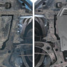Защита картера + КПП Mitsubishi Lancer X, V - 1.5; 1.8; 2.0 (2007-2016) RIVAL алюминий
