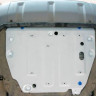 Защита картера + КПП Land Rover Discovery Sport, V - 2.0d(150л.с.); 2.2d (150л.с.); 2.0d (180л.с.) (2017-2019) RIVAL алюминий