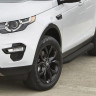 Порог-площадка "Premium-Black" для Land Rover Discovery Sport 2014-2019 (Rival)