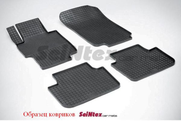 Резиновые коврики в салон CHEVROLET SPARK (с      2005-) Seintex