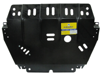 Защита Motodor для Lexus RX 400h  2003-2009 (закрывает Двигатель, КПП; Сталь 2 мм)