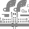 Фаркоп Мотодор для Mitsubishi Pajero III 2000-2007 / IV 2006-2012-