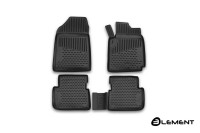 Коврики в салон TOYOTA Fielder (E140), 2006-2012, П.Р. без воздуховода, ун., 4 шт. (полиуретан) Autofamily
