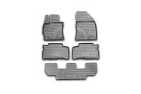 Коврики в салон TOYOTA Verso, 2013-> 5 шт. (полиуретан) Autofamily