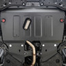 Защита картера + КПП для Toyota Highlander 2020-, V - 3.5, АвтоБРОНЯ, Сталь