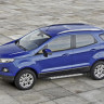 Порог-площадка "Bmw-Style" для Ford Ecosport 2014-2018 (Rival)