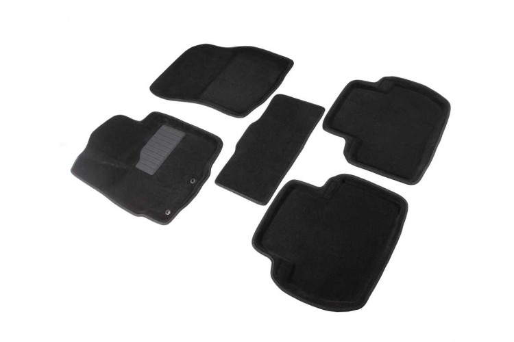 3D коврики для Peugeot 4007 2006-2012 Seintex черные