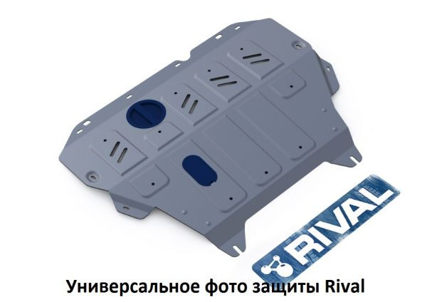 защиты картера  Rival для Jaguar XE, RWD, V-2,0i (240hp), 2,0 (200hp), V-2,0d (180hp)(2015-) алюминий