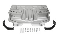 Защита картера + КПП Seat Ibiza, V - все (2008-2014) RIVAL алюминий