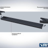 Порог - площадка RIVAL "F-Black" для Citroёn  C4 AirCross  2012-