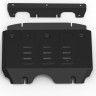 Защита радиатора для Jac T6 V-2.0 2018- /Jac T8 V-2.0 2023- /Sollers ST6 V-2.0 2023-, АвтоБРОНЯ, Сталь