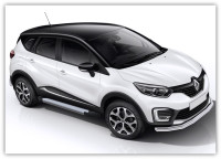 Порог - площадка RIVAL "Silver" для Nissan X-Trail 2014-2018-/Nissan Qashqai 2013-/ Koleos 2017-