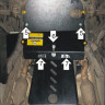 Защита Motodor для Land Rover Range Rover  2009-2013 (закрывает Двигатель, КПП, Радиатор, Раздатку; Сталь 3 мм, 4 части)