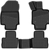 Коврики 3D в салон для TOYOTA Harrier (IV), 2020-, правый руль, 4шт. (полиуретан) Autofamily