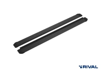 Порог-площадка "Slim Black" для Chevrolet Tracker 2013- (Rival)