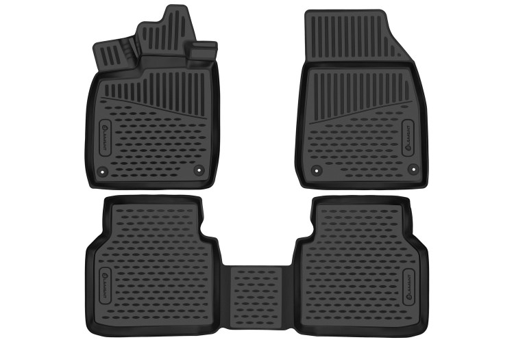 Коврики 3D в салон для VOLKSWAGEN ID.4 2020- (полиуретан) Autofamily