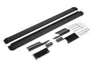 Порог-площадка "Slim Black" для Lada Lada 4x4 Urban 3D 2016- (Rival)