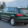 Порог-площадка "Bmw-Style" для Volkswagen Tiguan 2007-2011-2017 (Rival)