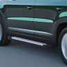 Порог-площадка "Bmw-Style" для Volkswagen Tiguan 2007-2011-2017 (Rival)