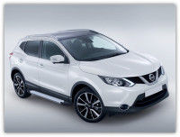 Порог - площадка RIVAL "Silver" для Nissan X-Trail 2007-2015