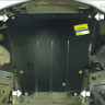 Защита Motodor для Ford Focus I  1998-2004 (закрывает Двигатель, КПП; Сталь 2 мм)