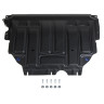 Защита картера + КПП Volkswagen Passat, V - 1.4; 1.8; передний привод (2015-2019) RIVAL сталь