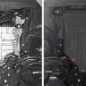 Защита картера + КПП Volkswagen Passat, V - 1.4; 1.8; передний привод (2015-2019) АвтоБРОНЯ сталь