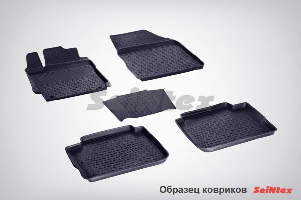 Резиновые коврики с бортом для FORD FOCUS II (2008-) Seintex