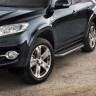 Порог-площадка "Premium" для Toyota Rav 4, Long 2006-2010-2013 (Rival)