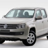 Порог-площадка "Premium" для Volkswagen Amarok 2010-2016 (Rival)