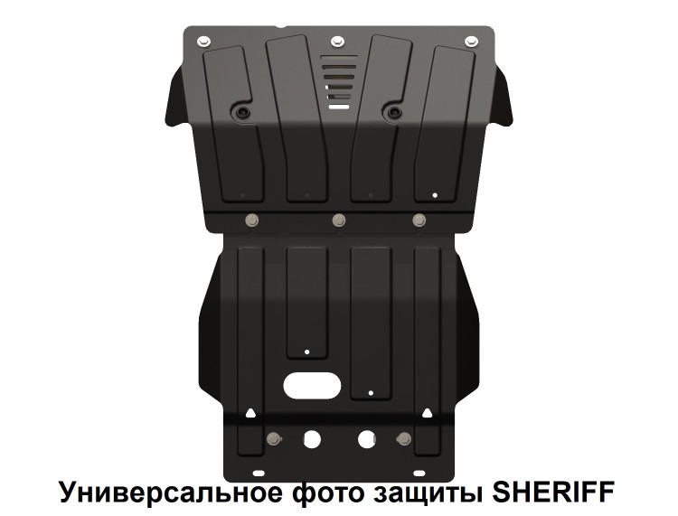 Защита Комплект защит Шериф для Renault Alaskan (2017-) сталь