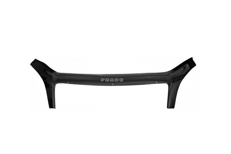 Дефлектор капота (ЕВРО крепеж) Toyota Land Cruiser Prado 120 2003-2009 внедорожник (Rein)
