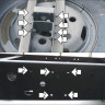 Защита Motodor для Hyundai HD 78 2003- (закрывает Кронштейн крепления запасного колеса; Сталь 4 мм)