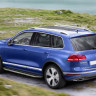 Порог-площадка "Premium" для Volkswagen Touareg 2010-2018 (Rival)