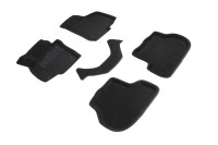 3D коврики для Seat Leon II 2005-2012 Seintex черные