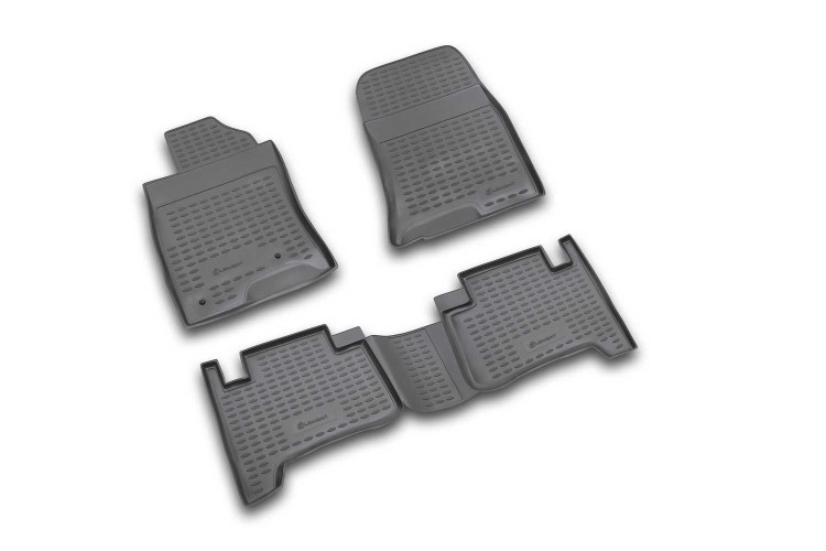 Коврики в салон TOYOTA Land Cruiser Prado 01/2003-12/2009, 4 шт. (полиуретан) Autofamily