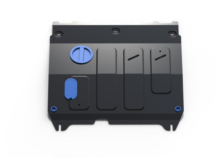 Защита картера + КПП Chevrolet Spark, V - 1.25; АКПП (2020-) RIVAL сталь