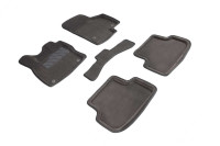 3D коврики для Seat Leon III 2013- Seintex серые