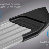 Порог-площадка "Silver" RIVAL для Jetour X70 Plus 2023-,1,6,FWD,РКПП / Soueast S07 2024-