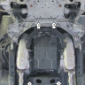 Защита Motodor для Infiniti M 25  2010-2014 (закрывает КПП; Сталь 2 мм)