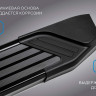 Порог-площадка "Black" RIVAL для Jetour X90 Plus 2023- FWD,РКПП / Soueast S0 2024-