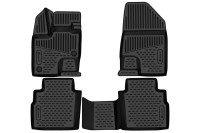 Коврики 3D в салон для HAVAL F7 2024->, 4шт. (полиуретан) Autofamily